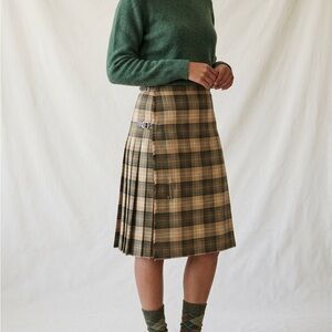 Vintage The Scotch House Midi Wrap Skir pure New Wood